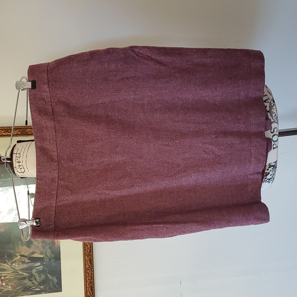 Brooks Brothers, wine colored pencil skirt